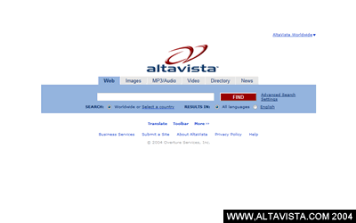 ALTAVISTA 2004