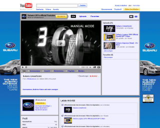 Subaru UK YouTube