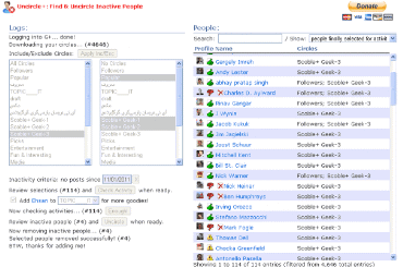 ELIMINARE UTENTI INATTIVI GOOGLE PLUS