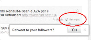 come fare un retweet