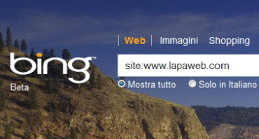COME SEGNALARE UN SITO WEB SU BING