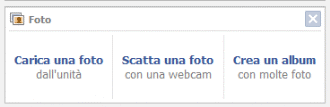 caricare foto su Facebook