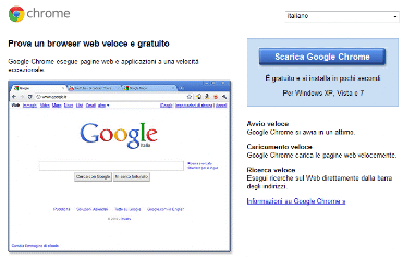 INSTALLAZIONE GOOGLE CHROME