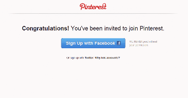 ISCRIZIONE PINTEREST