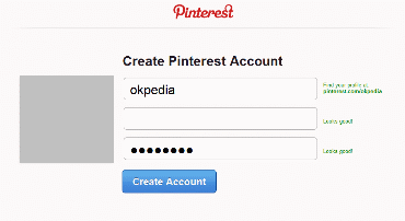 REGISTRAZIONE PINTEREST