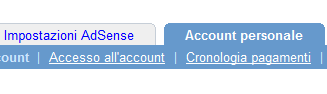 come modificare dimensione carattere Adsense dal pannello account
