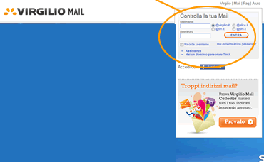 VIRGILIO EMAIL