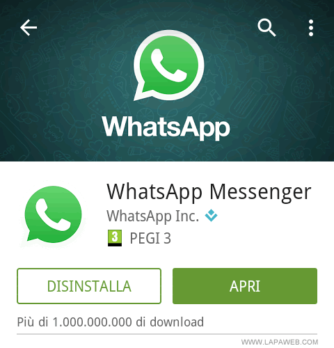 Whatsapp è aggiornato