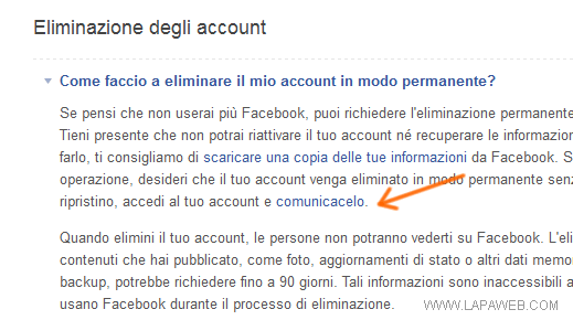 cliccate sul link Comunicatecelo