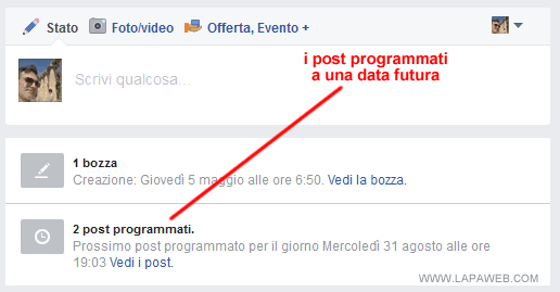 il post &egrave; entrato nella lista della programmazione delle pubblicazioni future