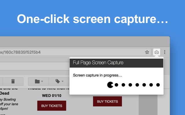un esempio di screen capturing con Full Page Screen Capture