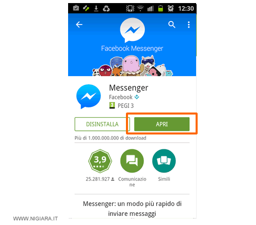 pigia su APRI
