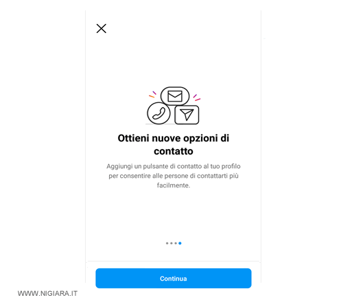 come aggiungere dei pulsanti di contatto su Instagram