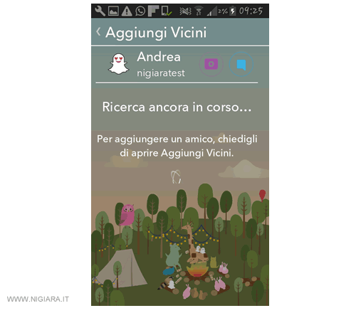 l'utente è stato aggiunto ai tuoi contatti