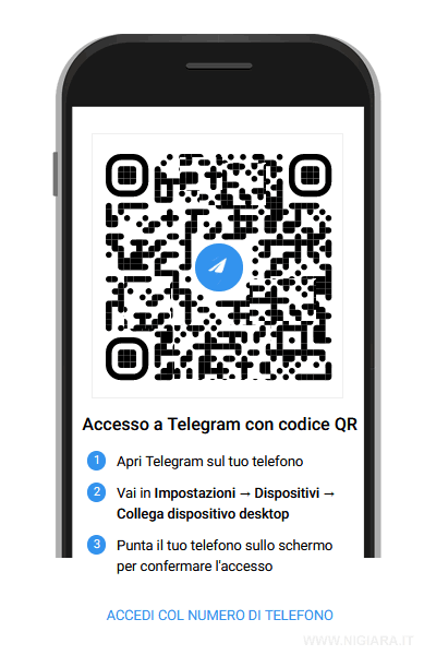 inquadra il QR-CODE