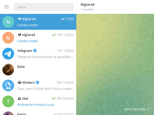 come scrivere i messaggi su Telegram