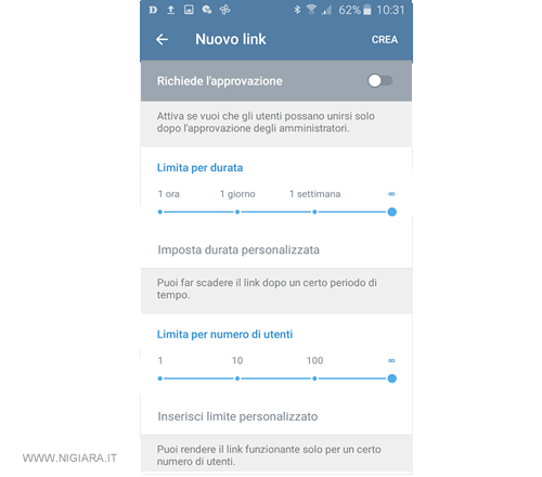 come personalizzare il link