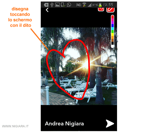 come personalizzare una foto su Snapchat