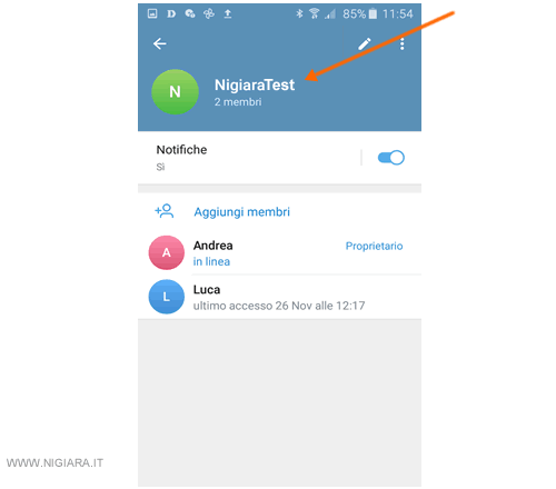 il nuovo nome del gruppo
