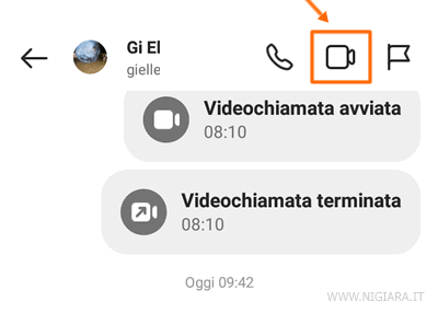 come videochiamare su Instagram