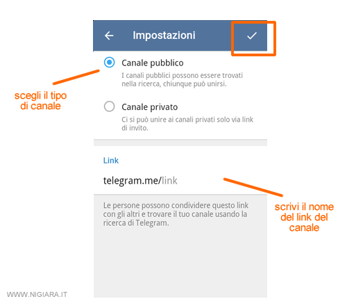 la differenza tra canale pubblico e privato