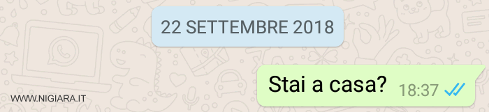 la doppia spunta si accende quando il messaggio viene letto