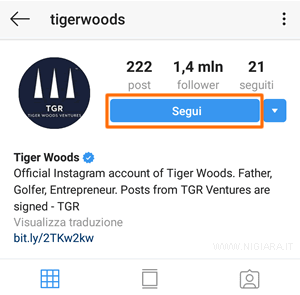 come seguire una persona su Instagram