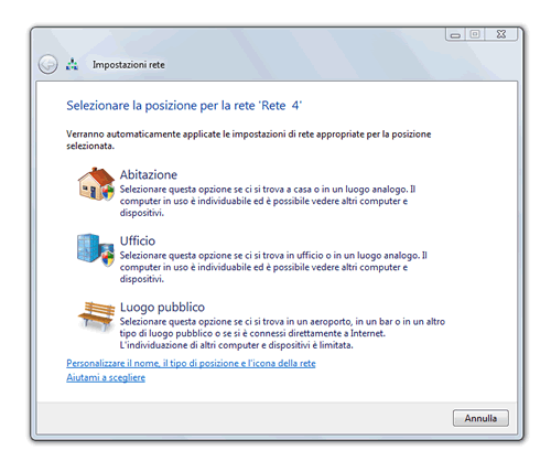 la schermata di accesso a internet sul personal computer